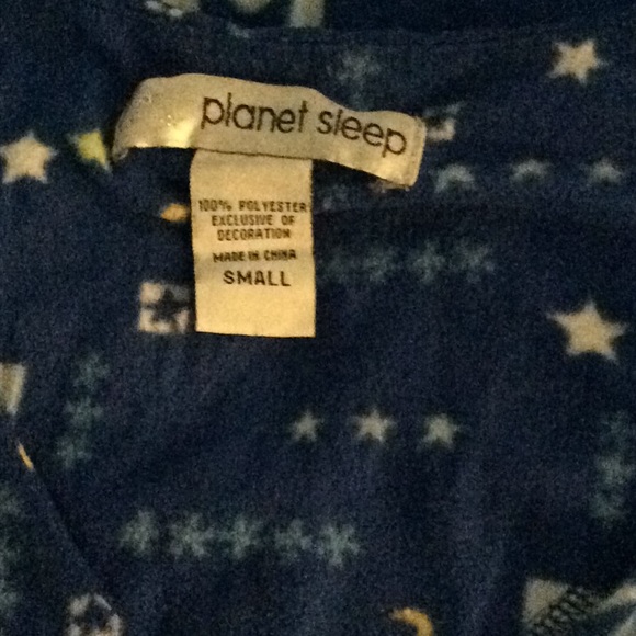 Planet sleep small pj”s women flannel blue - Picture 5 of 5